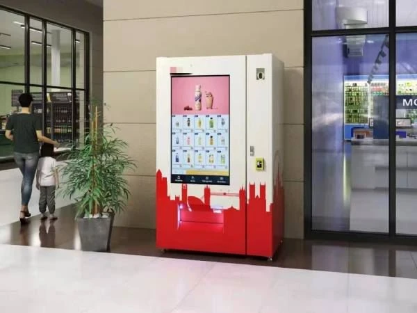 Automatický automat na sendvičový hamburger s teplým jedlom