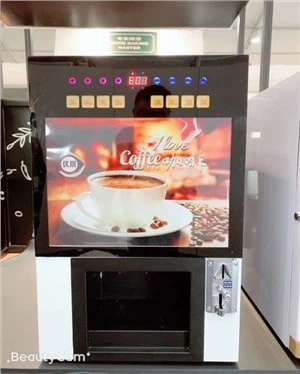 Minca prevádzkovaná 8 automat na horúcu kávu