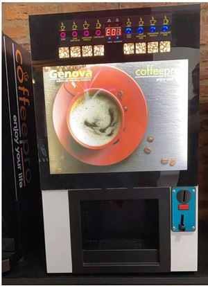 Hot Sale predajný automat Na mince na kávu prevádzkované