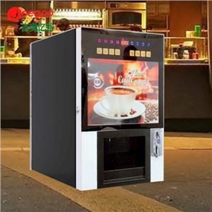 Predajný automat na kávu s akceptorom na mince
