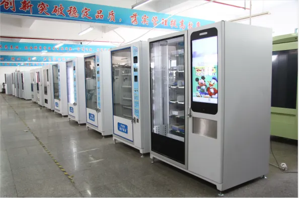 Oblasť pokrytá trhom s predajnými automatmi sa postupne rozširovala